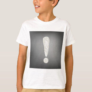 Industrieel Grunge Uitroepteken Symbool T-shirt