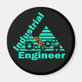industrieel ingenieur magneet (Voorkant)