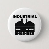industrieel ingenieur ronde button 5,7 cm (Voorkant)