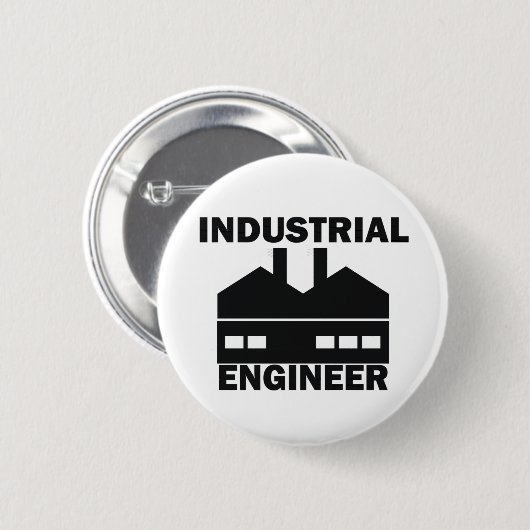 industrieel ingenieur ronde button 5,7 cm (Voorkant /achterkant)