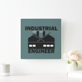 industrieel ingenieur vierkante klok (Huis)