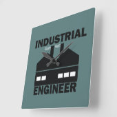 industrieel ingenieur vierkante klok (Hoek)