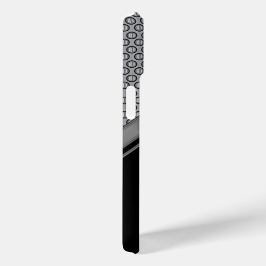 Industrieel metaal en zwart Case-Mate iPhone case (Achterkant / Rechts)