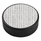 Industrieel raster-modern Bauhaus Geometric Hockey Puck (3/4)