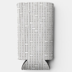 Industrieel raster-zwart en wit Modern geometrisch