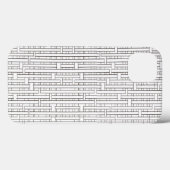 Industrieel raster-Zwart en Witte Modern minimalis Case-Mate iPhone Case (Achterkant (horizontaal))