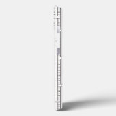 Industrieel raster-Zwart en Witte Modern minimalis Case-Mate iPhone Case (Achterkant / Links)