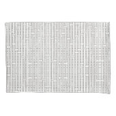 Industrieel raster-Zwart en Witte Modern minimalis Kussensloop (Voorkant)