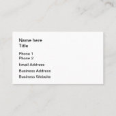 Industrieel robuust metaalthema visitekaartje (Achterkant)