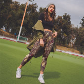 Industrieel Rustiek Steampunk Patroon Leggings