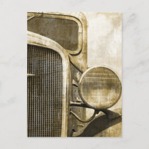 Industrieel Western land Rusty Boerderij Old Truck Briefkaart