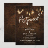 Industriële baksteen Edison lichtte uitgestelde br Kaart (Voorkant / Achterkant)