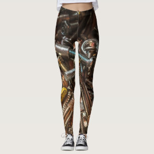 industriële bionische metalen schroef leggings