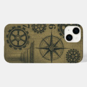 Industriële Blauwdruk iPhone Case (Achterkant (horizontaal))