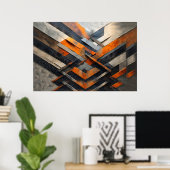 Industriële Dynamiek Poster (Thuiskantoor)