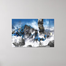 industriële gemakkelijke kunst - sci-fi landschap