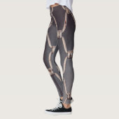 Industriële grijze metaalketting leggings (Links)