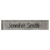 Industriële grunge cement textuur graffiti look naambordje (Voorkant)