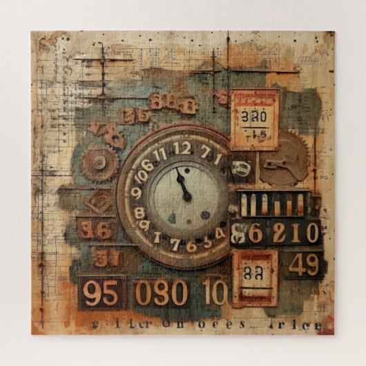 Industriële Grunge Puzzel (Verticaal)