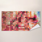 Industriële kaasbouw badhanddoek (Badhanddoek)