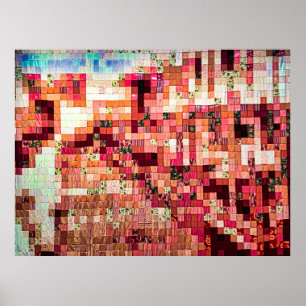 Industriële kaasbouw poster