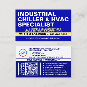Industriële Koelsystemen Koelingsdiensten HVAC Visitekaartje