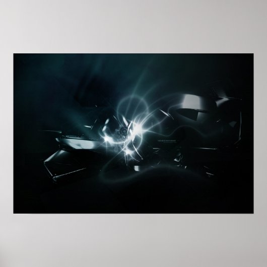 Industriële omgeving poster (Voorkant)