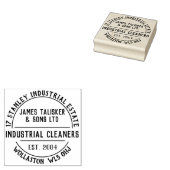 Industriële reinigers Rubber Stamp Rubberstempel (Gestempeld)