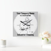 Industriële reiniging vierkante klok (Huis)