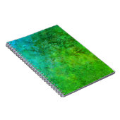 Industriële rustieke roest geïnspireerde kunst gro notitieboek (Rechterzijde)