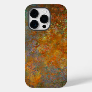 Industriële Rustieke Rusty Koper Geïnspireerde Kun Case-Mate iPhone 14 Pro Hoesje