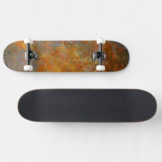 Industriële Rustieke Rusty Koper Geïnspireerde Kun Skateboard (Horizontaal)