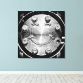 INDUSTRIËLE SMILE Canvas Art (Insitu (Houten vloer))