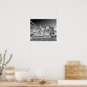 industriële sporen poster (Keuken)