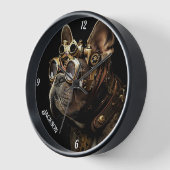 Industriële Steampunk Franse Bulldog (Hoek)