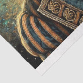 Industriële Steampunk Leeuw Fantasy Decoupage Tissuepapier (Detail)