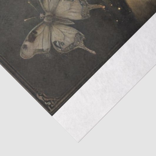 Industriële Steampunk Lion Decoupage Tissuepapier (Detail)