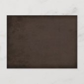 Industriële  Steampunk Wedding Aankondigingskaart (Achterkant)