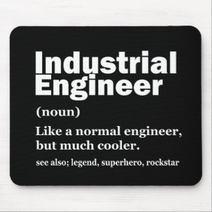 Industriële techniek grappige ingenieur muismat