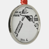 Industriële techniek metalen ornament (Rechts)