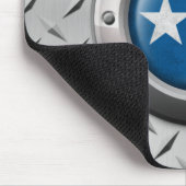 Industriële Texas-vlag met staal Muismat (Hoek)