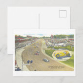  Indy 500, Indianapolis Motor Speedway Briefkaart (Voorkant / Achterkant)