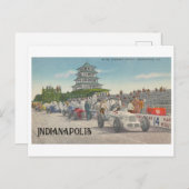  Indy 500 Speedway, Indianapolis Briefkaart (Voorkant / Achterkant)