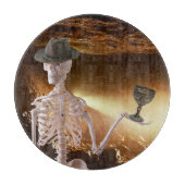 "Indy" Botten Halloween Skelet Snijplank (Voorkant)