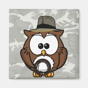 Indy owl magneet