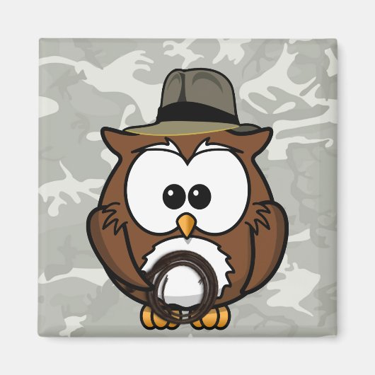 Indy owl magneet (Voorkant)