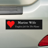 ine Wife Bumpersticker (Op auto)