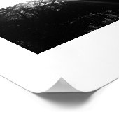 Ineengedoken Hawaï Zwart-wit Fotografie Poster (Hoek)