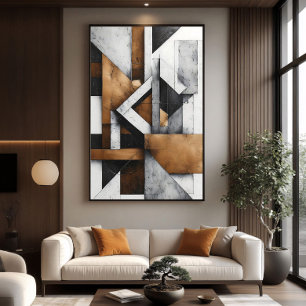 Ineengrijpende structuren poster