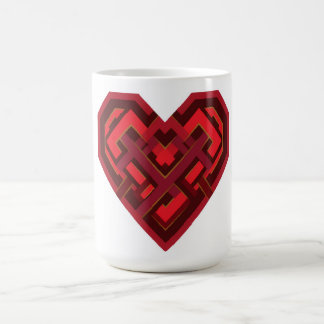 Ineinander Gevlochten Hart van Liefde Koffiemok
